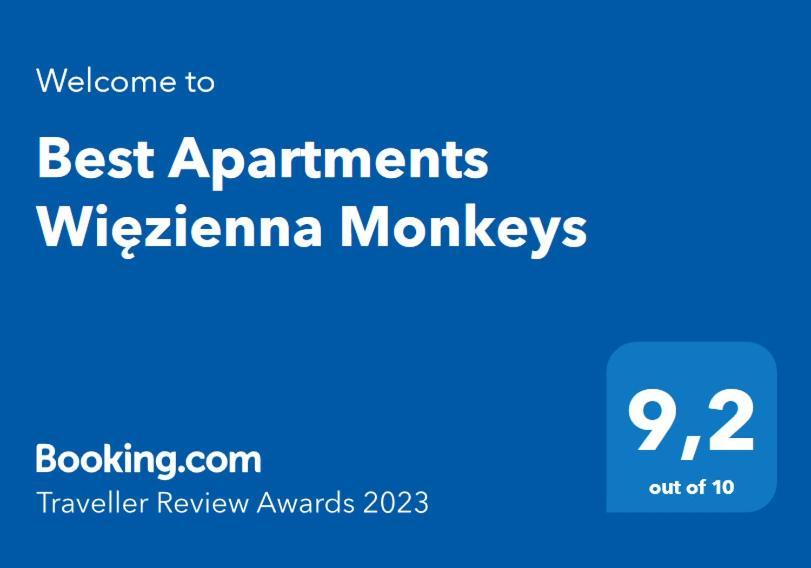 Best Apartments Wiezienna Monkeys Wrocław Eksteriør bilde